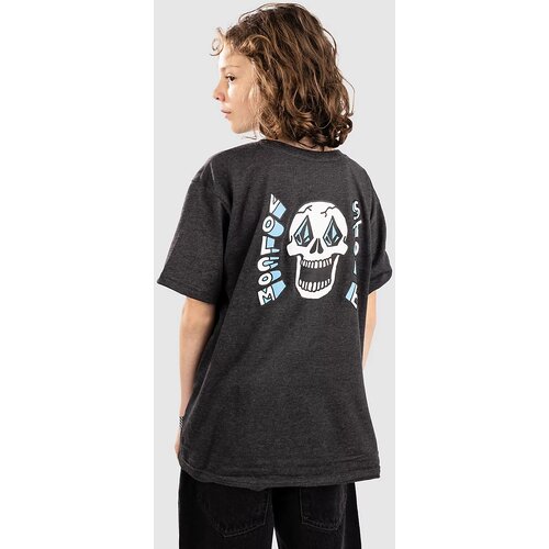 Volcom Skeltone Kids T-shirt heather black Cene