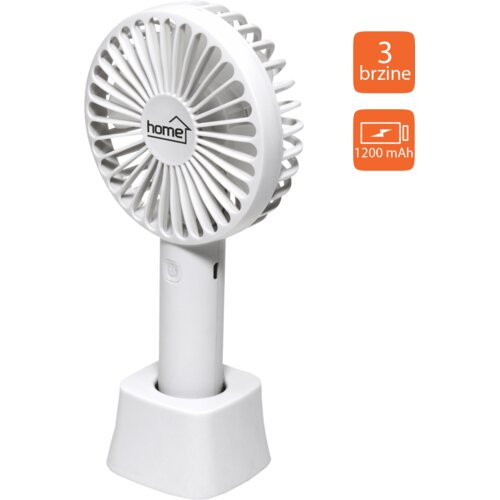 Home Ročni/namizni ventilator, premer 9 cm, Li-Ion 800mA - HF 9/WH Cene
