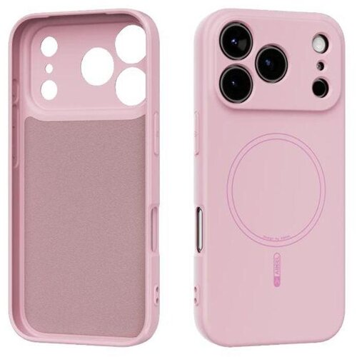 Chameleon Gumiran magnetni ovitek (TPU Magnetic Pastel) za Apple iPhone 17 Pro Max, roza Cene