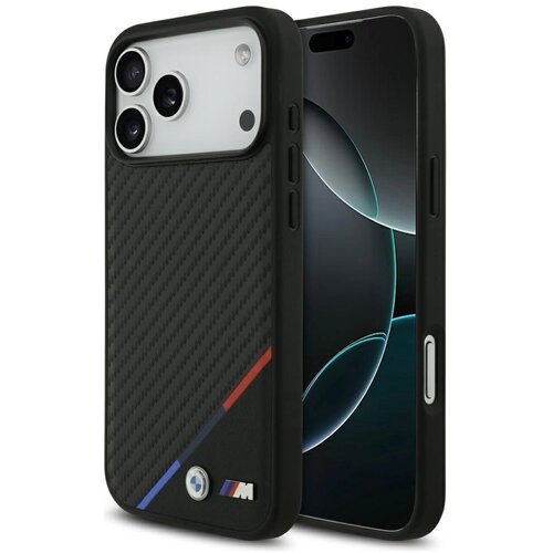BMW ZA&amp;Scaron;ČITNI OVITEK MAGSAFE M CARBON TRICOLOR LINE ZA IPHONE 17 PRO MAX, (5000343419) Slike