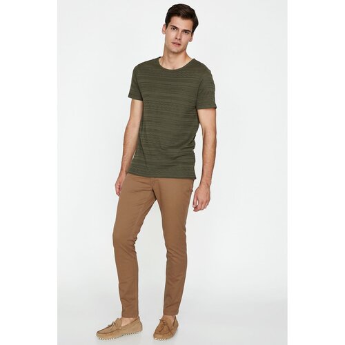 Koton Men&amp;#039;s Brown Trousers Slike