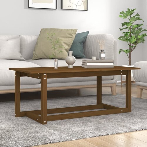  Stolić za kavu boja meda 110 x 55 x 45 cm od masivne borovine Cene