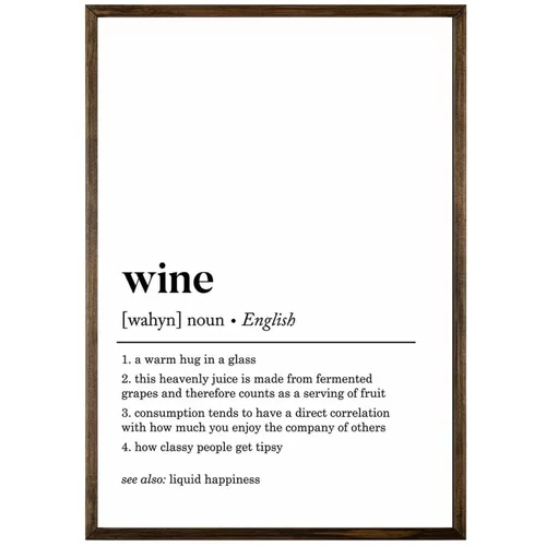 Wallity Plakat 50x70 cm Wine -
