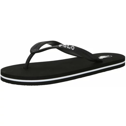 Polo Ralph Lauren Odprti čevlji 'CAMINO' črna / bela