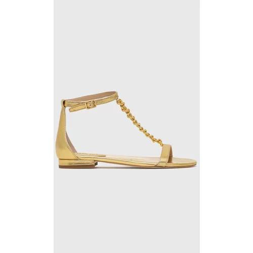 Polo Ralph Lauren Kožne sandale 802900075001 za žene, boja: zlatna