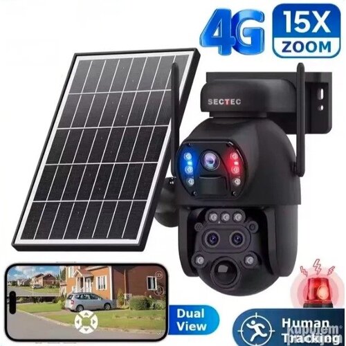  solarna 4G ptz kamera sa dve kamere i 15x optičkim zoomom &ndash; 30MP ubox Cene