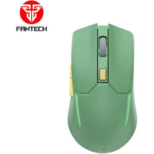 Fantech WGC2 Venom II Gaming mi&amp;scaron;, Bežični, 400mAh, RGB, Zeleni Slike