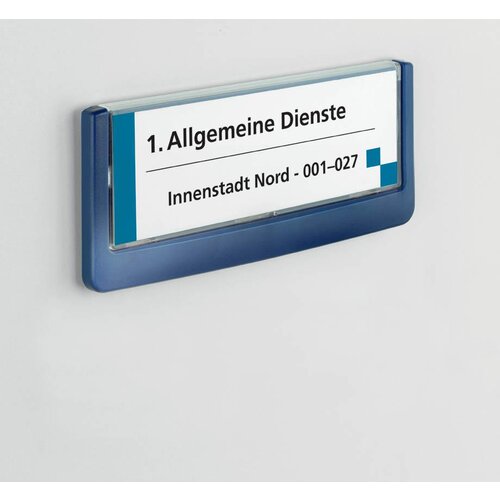 Durable Info plo&scaron;čica Click 149x52,5mm modra (4860), (20372435) Cene