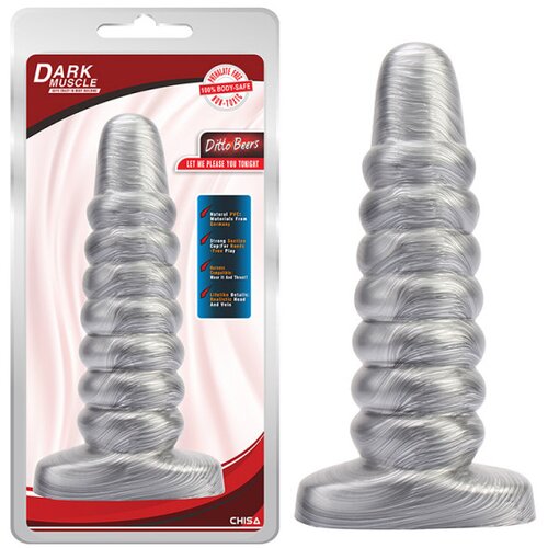  Veliki Analni dildo, Srebrni, 23 cm Cene
