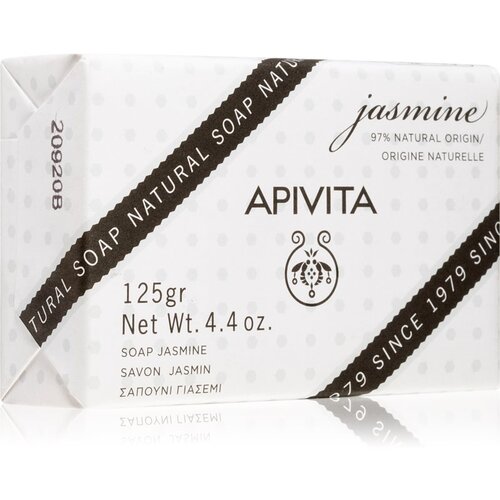 Apivita Natural Soap Jasmine čistilno trdo milo 125 g Slike
