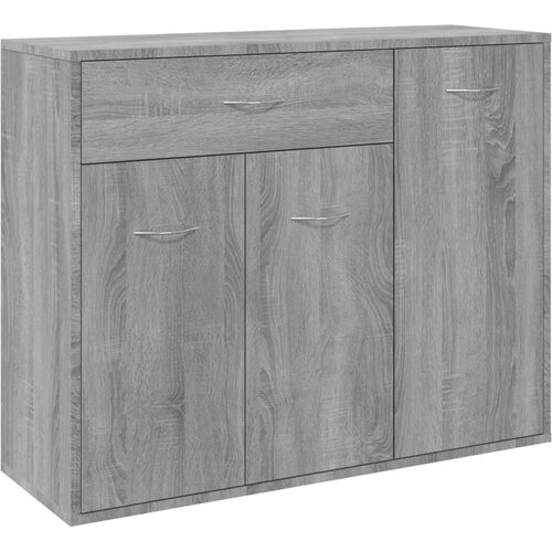 Maison Chic Komoda - Predalnik siva sonoma 88x30x70 cm konstruiran les, (21717611) Slike