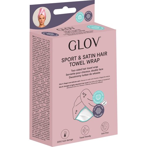 Glov Double-Sided Sports Hair Wrap - White Cene