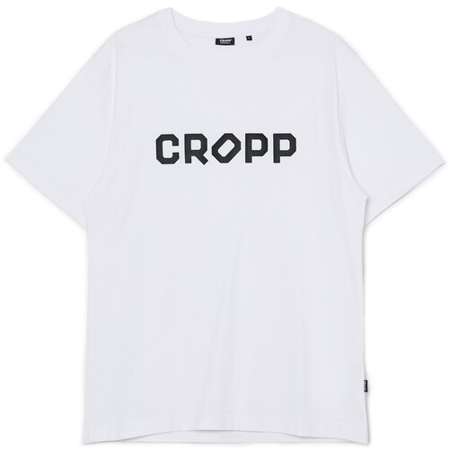Cropp - Majica s potiskom - Bela Cene
