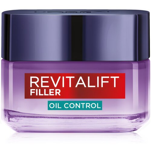 L&amp;acute;Or&amp;eacute;al Paris Revitalift Filler Oil Control krema za dubinsku hidrataciju za mje&amp;scaron;ovitu i masnu kožu 50 ml Slike