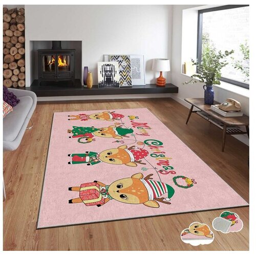 Conceptum Hypnose Tepih sa novogodi&scaron;njim motivima Asr-Crpt-41, Pravougaoni, 100 x 140 cm, &Scaron;areni Cijene