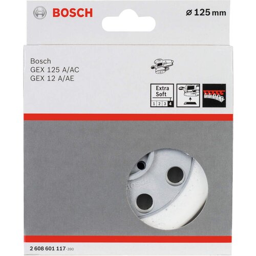 Bosch ploča sa čičkom - tanjir 125mm (ekstra mekani) za GEX 125 A/AC - GEX 12 A/AE (2608601117) Slike