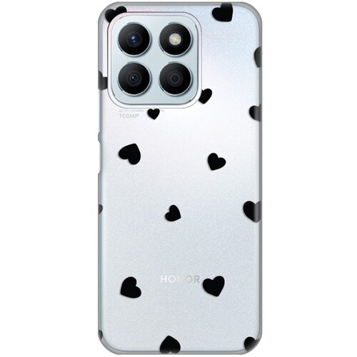 torbica silikonska print skin za honor X8b hearts Slike