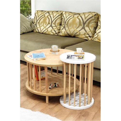 Hanah home set klub stolića, 2 dijela, bijela Cijene