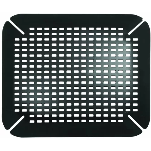 iDesign crna podloga za umivaonik Contour, 35 x 41 cm