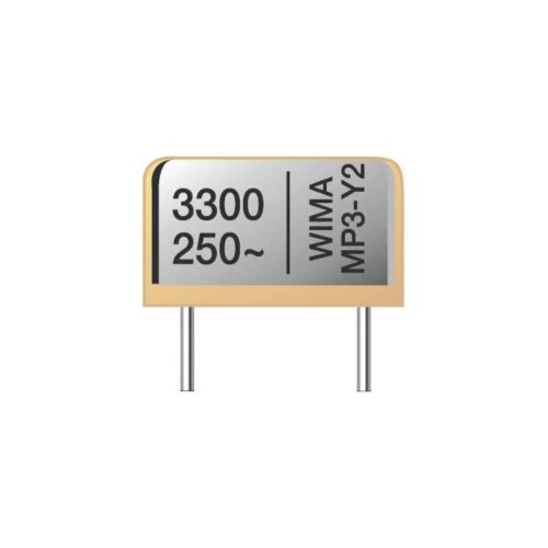 WIMA MP 3-Y2 0,01uF 20% 250V RM15 MP3 Y2-smetnji kondenzator Radijalno ožičen 0.01 &micro;F 250 V/AC 20 % 15 mm (D x &Scaron; x V) 19 x Cijene