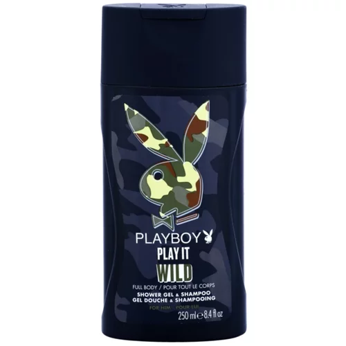 Playboy Play it Wild gel za prhanje za moške 250 ml