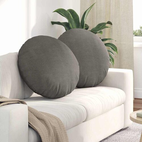  Jastučići za sjedenje 2 pcs Svijetlo siva Ø60 x 21 cm Cene