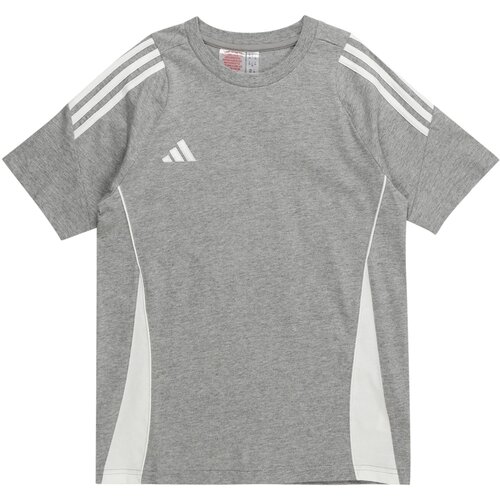 Adidas Tehnička sportska majica &amp;#039;TIRO24&amp;#039; siva / bijela Slike