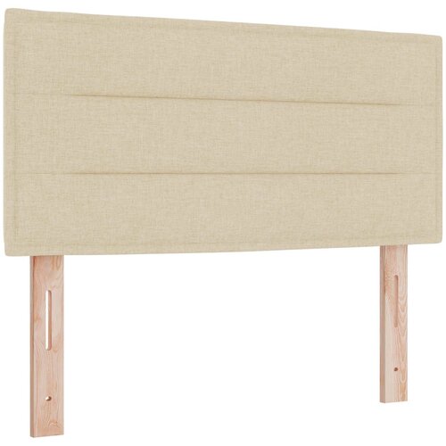  Podesivi krevet s madracem Krem 120 x 200 cm Tkanina Slike