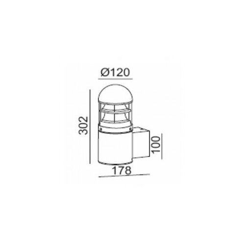 Bb Link hilite led svet 8401 spoljna zidna IP54 E-27 Slike