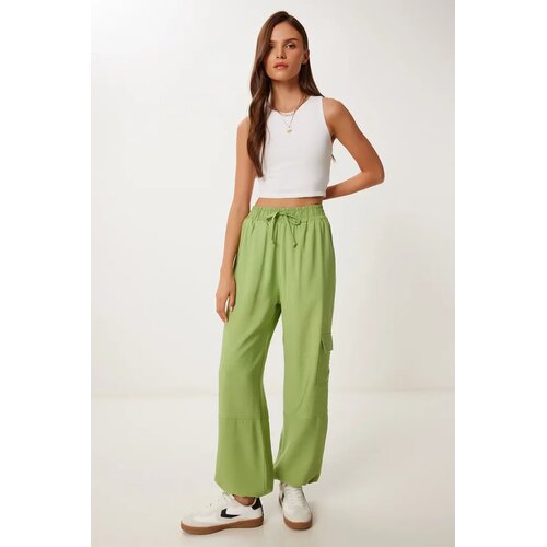  ženske pantalone Mx00212, zelena Slike