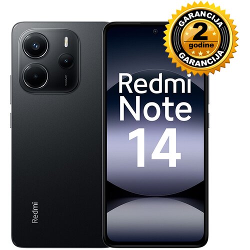 XIAOMI REDMI NOTE 14 8+256GB BLACK EU Cijene