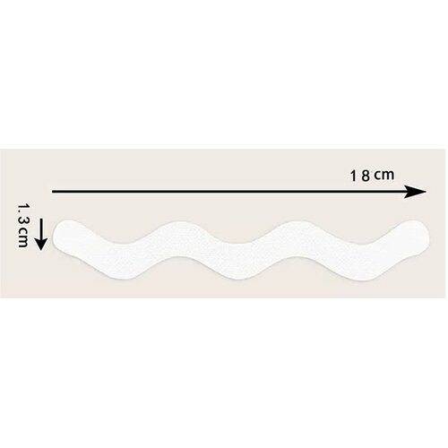 INF Protizdrsni trak za stopnice Nedrseči trak za stopnice v obliki črke S 1,3x18 cm, (21781315) Cene