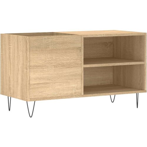 VidaXL Ormarić za ploče boja hrasta 85x38x48 cm konstruirano drvo Slike