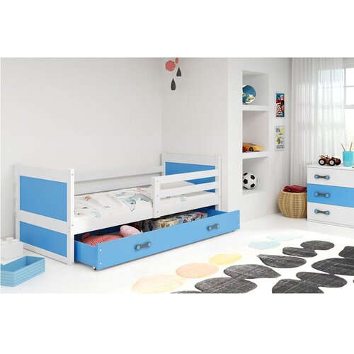  Krevet BMS Rico + ladica 200x90 cm, BIA plava Cene