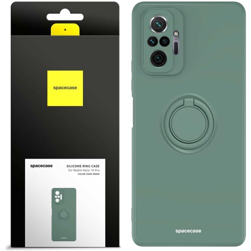 Spacecase SILIKONSKI OVITEK OBROČ ZA XIAOMI REDMI NOTE 10 PRO TEMNO ZELEN, (21962384) Cene