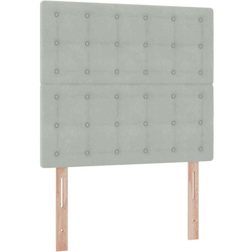  Krevet s madracem i skladi&amp;scaron;tem Svijetlo siva 90 x 190 cm Bar&amp;scaron;un Slike