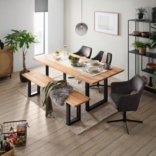 Premium Living Klop Palais, Hrast, 200x40 Cm Slike