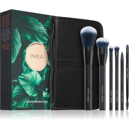 Inika Organic Brush Case With Brushes set čopičev z etuijem 6 kos Cene