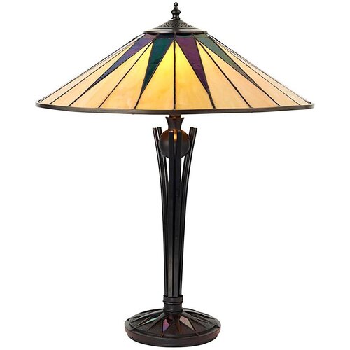  Endon 64045 - Stona lampa Tiffany DARK STAR 2xE27/60W/230V prečnik 49 cm Cene