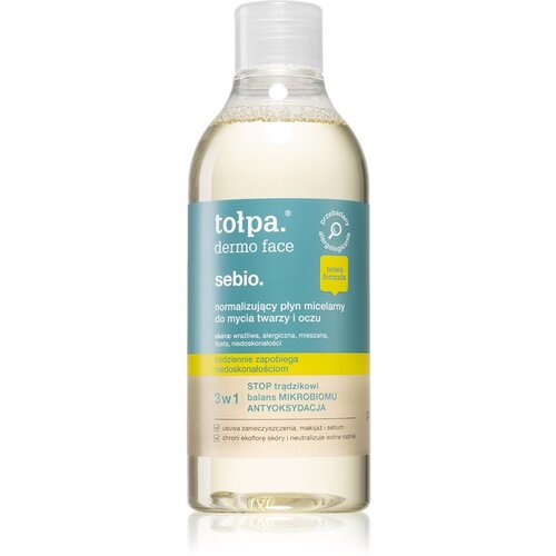 Tołpa Dermo Face Sebio micelarna voda 3v1 za kožo z nepravilnostmi 400 ml Cene