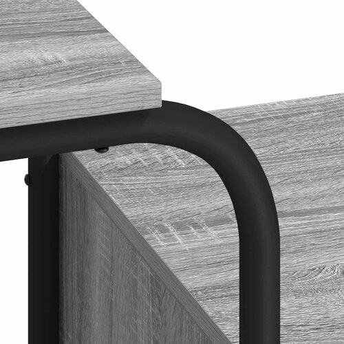  Stol s pohranom Siva Sonoma 145 x 50 x 75 cm Slike