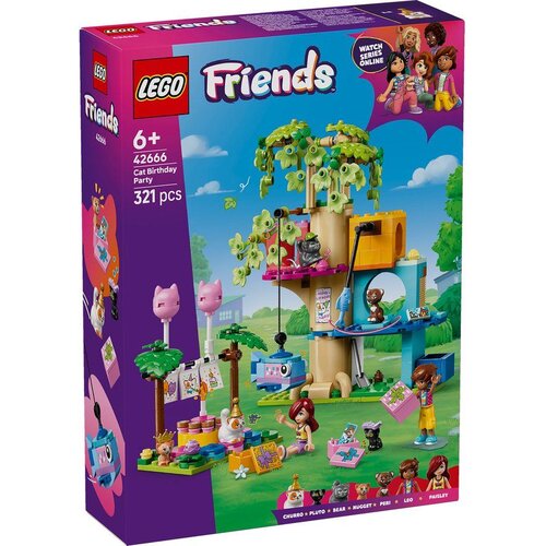 Lego Friends Cat Birthday Party and Tree House 42666 Cene