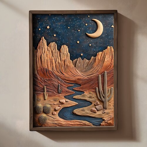 Wallity slika TUN091, 35 x 47 x 2 cm Cene