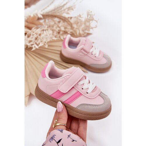 Boto Sports Shoes Sneakers Kids Velcro Pink Adelina Cene