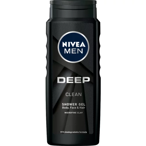 Nivea Men Deep gel za prhanje za moške 500 ml