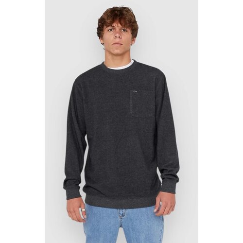 Rip Curl Grid Crew Pulover black marle Slike