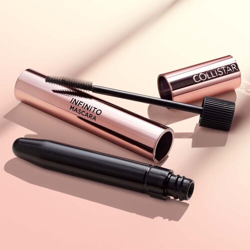 Collistar Mascara Infinito maskara za volumen in privihanje trepalnic polnilna odtenek Black 7.5 ml Slike