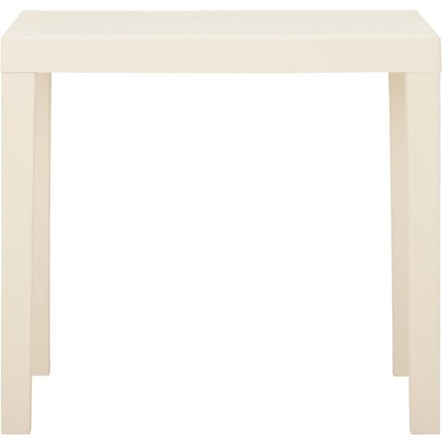  Vrtni stol bijeli 79 x 65 x 72 cm plastični Slike