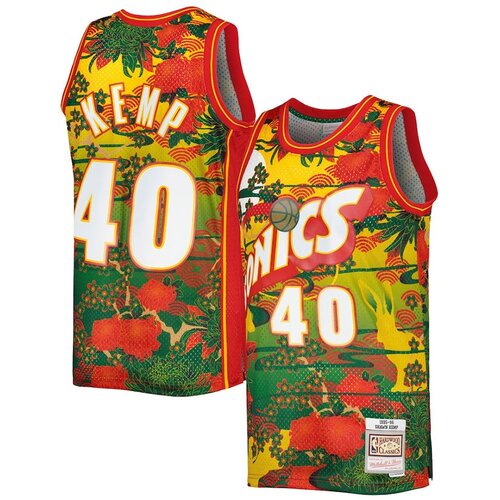 Mitchell And Ness mu&amp;scaron;ki Shawn Kemp 40 Seattle Supersonics 1994-95 Swingman Asian Heritage dres 5.0 Slike