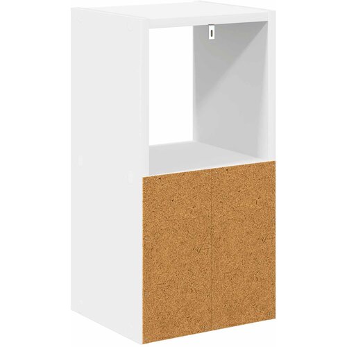  Noćni ormarić s ladicama 2 pcs Bijelo 25,5 x 22 x 49,5 cm Slike